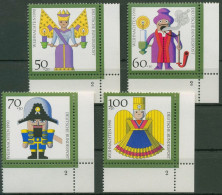 Bund 1990 Weihnachten: Kunsthandwerk 1484/87 Ecke 4 FN 2 Postfrisch (E779) - Unused Stamps