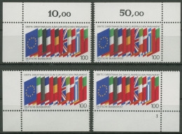 Bund 1989 Direktwahlen Zum Europ. Parlament 1416 Alle 4 Ecken Postfrisch (E656) - Unused Stamps