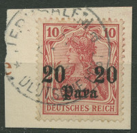 Dt. Post In Der Türkei 1905/13 Germania Mit Aufdruck 37 A Mit Stempel JERUSALEM - Turquia (oficinas)