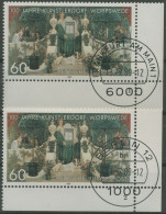 Bund 1989 100 Jahre Künstlerdorf Worpswede 1430 Ecke 4 FN 1,2 TOP-Stempel (E691) - Used Stamps