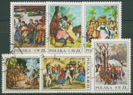 Polen 1977 Volksbräuche Feiertage 2509/14 Gestempelt - Usati