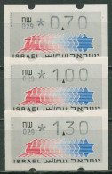 Israel ATM 1990 Hirsch Automat 029 Porto-Satz 3 Werte ATM 3.5.29 S 3 Postfrisch - Viñetas De Franqueo (Frama)