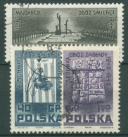 Polen 1962 Kampf Und Märthyrer Denkmäler 1303/05 Gestempelt - Usados