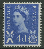 Großbritannien-Schottland 1966 Königin Elisabeth II. 4 Postfrisch - Escocia
