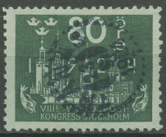 Schweden 1924 Weltpostkongress Stockholm Kirchtürme 155 Gestempelt - Used Stamps