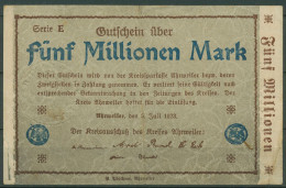 Ahrweiler 5 Millionen Mark 1923, Keller 28 A.44, Gebraucht (K1650) - Sonstige & Ohne Zuordnung