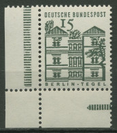 Bund 1964/65 Bauwerke Klein, Ecke Aus MHB 455 B ER 10.3 Postfrisch - Unused Stamps