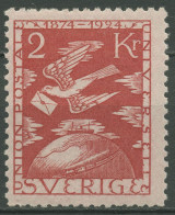 Schweden 1924 50 Jahre Weltpostverein UPU Brieftaube 172 Mit Falz - Neufs