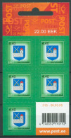 Estland 2005 Wappen Der Bezirke Folienblatt 507 FB Postfrisch (C63236) - Estonie