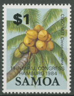 Samoa 1984 Kokospalme Weltpostkongress Hamburg UPU 544 Postfrisch - Samoa