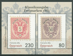Österreich 2019 Klassische Briefmarken Block 105 Postfrisch (C63224) - Blocks & Kleinbögen