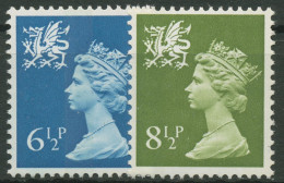 Großbritannien-Wales 1976 Königin Elisabeth II. 21/22 Postfrisch - Gales