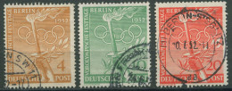 Berlin 1952 Vorolympische Festtage 88/90 Gestempelt, Kl. Zahnfehler (R80969) - Oblitérés