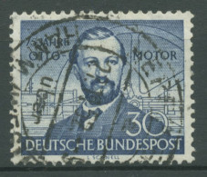 Bund 1952 75 Jahre Otto-Viertakt-Gasmotor, Nikolaus Otto 150 TOP-Stempel - Used Stamps