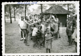 1968 REAL ORIGINAL AMATEUR PHOTO FOTO BOYS MUSSUMA MALANJE ANGOLA COLONIAL AFRICA  AFRIQUE AT257 - Africa