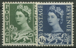 Großbritannien-Wales 1967 Königin Elisabeth II. 5/6 Postfrisch - Galles