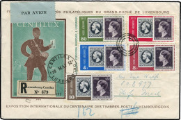 Luxemburg, 1952, 490-94, Brief - Andere & Zonder Classificatie