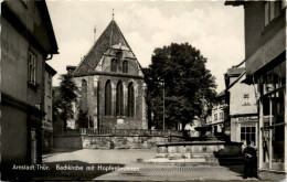 Arnstadt/Thür. - Bachkirche Mit Hopfenbrunnen - Arnstadt