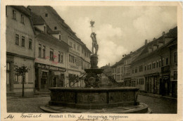 Arnstadt/Thüri. - Erfurterstrasse, Hopfenbrunnen - Arnstadt