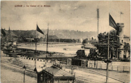 Liege Le Canal Et La Meuse - Liège