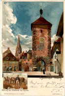 Schwabenthor Freiburg - Litho - Freiburg I. Br.