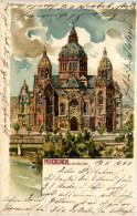 München - Lukaskirche - Litho - München