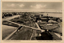 Wilhelmshaven - Hafen Mit Deutschen Werken - Wilhelmshaven