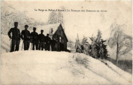 La Neige Au Ballon D Alsace - La Baraque Des Douanes En Hiver - Otros & Sin Clasificación