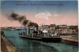 Wilhelmshaven - Ausfahrt Eines Torpedodivisions Bootes - Wilhelmshaven