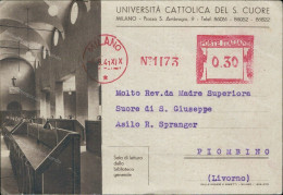 Bu707 Cartolina Milano Universita' Cattolica Del S.cuore - Milano