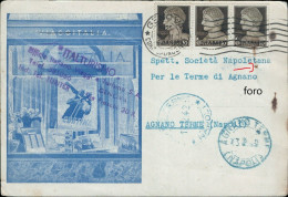 Bu712 Cartolina Pubblicitaria Commerciale Genova Viaggiitalia 1942 - Milano (Mailand)