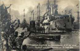 Wilhelmshaven - Begrüssung U9 Bei Seiner Rückkehr 1914 - Wilhelmshaven