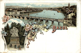 Gruss Aus Basel - Litho - Sonstige & Ohne Zuordnung