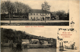 Gruss Aus Wünschendorf In Böhmen - Gasthof Zur Stadt Marklissa - Böhmen Und Mähren