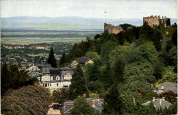 Badenweiler, Blick Auf Burgruine Und Rheinebene - Badenweiler