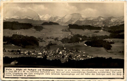 Weiler I. Allgäu Mit Hochgrat Und Rindalphorn - Lindau A. Bodensee