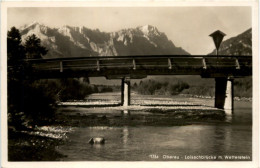 Oberau, Loisachbrücke M. Wetterstein - Garmisch-Partenkirchen