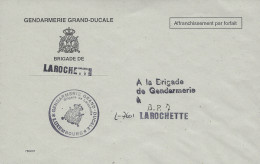 Luxembourg - Luxemburg -  Lettre   -  Adressé à La Brigade De Gendarmerie à Larochette - 1921-27 Charlotte Voorzijde