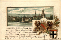 Gruss Aus Konstanz - Litho Prägekarte - Konstanz