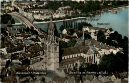 Konstanz, Basilika M. Rheinausfluss - Konstanz