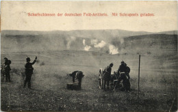 Scharfschiessen Der Deutschen Feld-Artillerie - Oorlog 1914-18