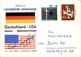 Hannover - Leichtathletik Länderkampf Deutschland USA 1963 - Hannover