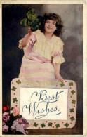 Best Wishes - Kind Mit Kleeblatt - Autres & Non Classés