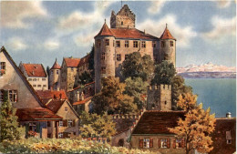Meersburg, Das Schloss Und Blick Auf Den Säntis - Meersburg