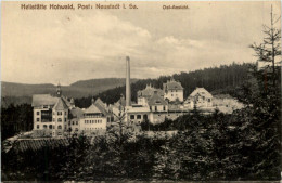 Heilstätte Hohnstein, Ost-Ansicht - Hohnstein (Sächs. Schweiz)