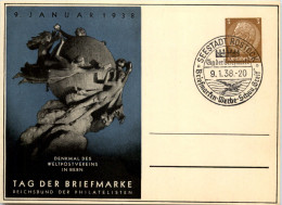 Tag Der Briefmarke 1938 - Ganzsache PP122 C75 Mit SST Rostock - Andere & Zonder Classificatie