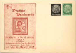 Berlin - Briefmarke Nationale Ausstellung 1937 - Ganzsache PP 133 C1 - Otros & Sin Clasificación