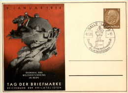 Tag Der Briefmarke 1938 - Ganzsache PP122 C75 Mit SST Halle Saale - Altri & Non Classificati