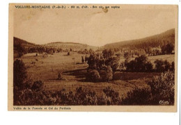 CPA - Vollore Montagne -(P.-de-D.) Vallée De La Pasnole Et Col Du Perthuis - (Son Air, Ses Sapins ) - Sonstige & Ohne Zuordnung