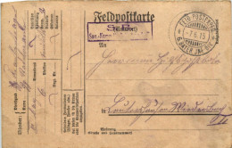 Feldpost 6. Bayer. Inf. Division - Lettres & Documents